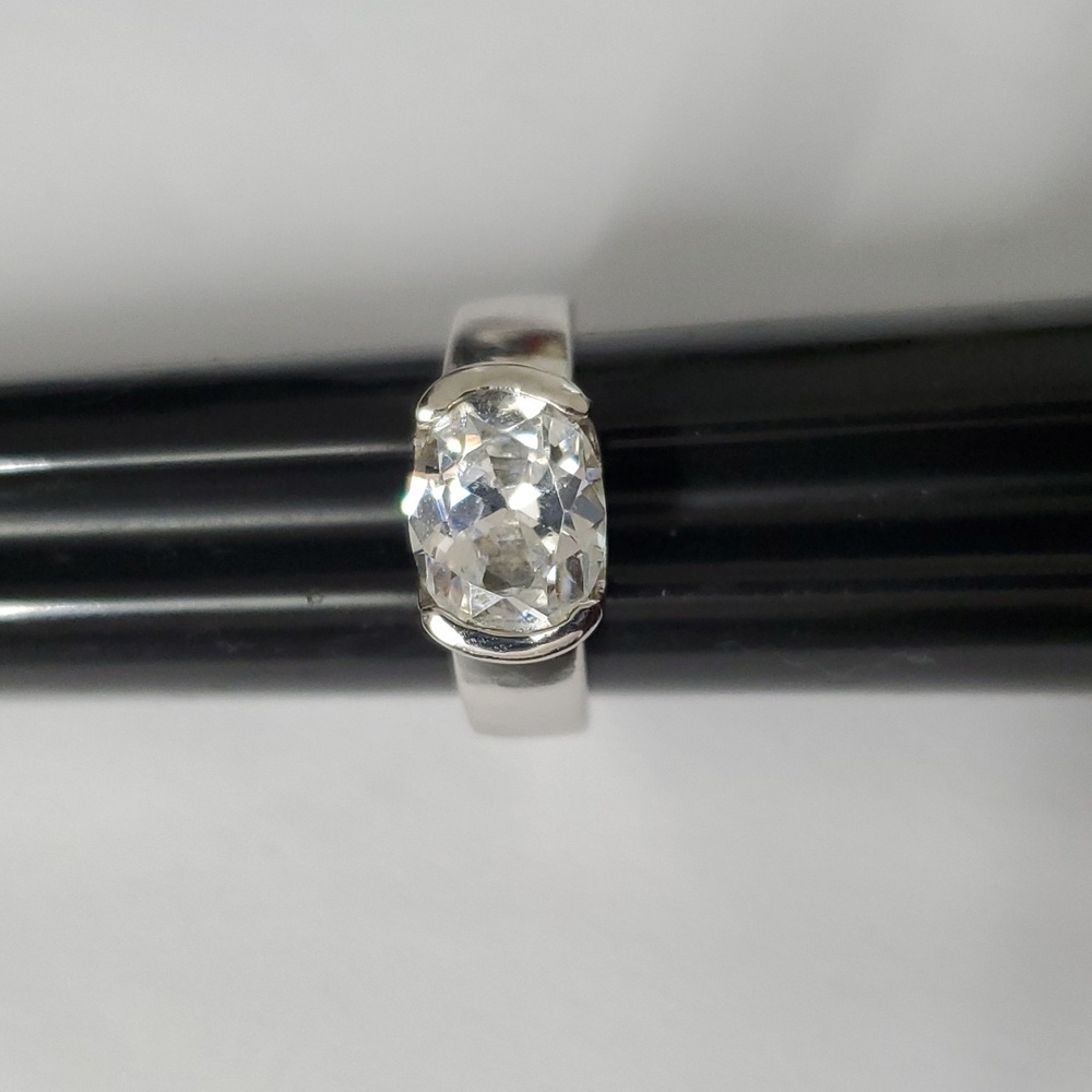 2 Cttw Sterling Silver 925 Solitaire Ring - Picture 9 of 10